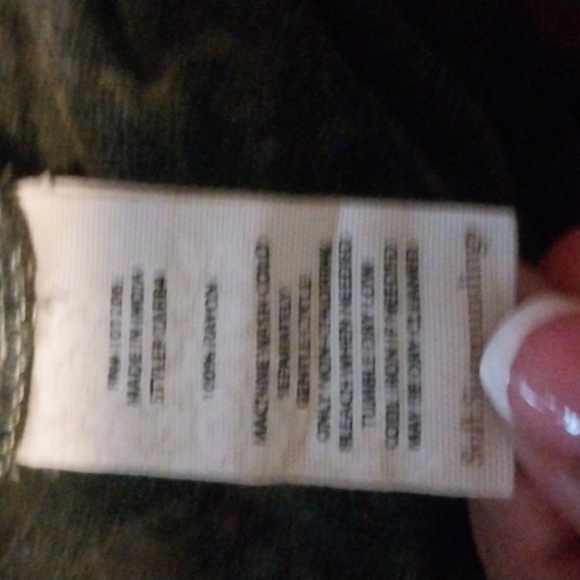 Soft Surroundings Tunic Top Blouse Cotton Boho Embroidered Gray Long Sleeve - Picture 8 of 8